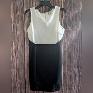 Forever 21 Black and White Mini Dress Size L